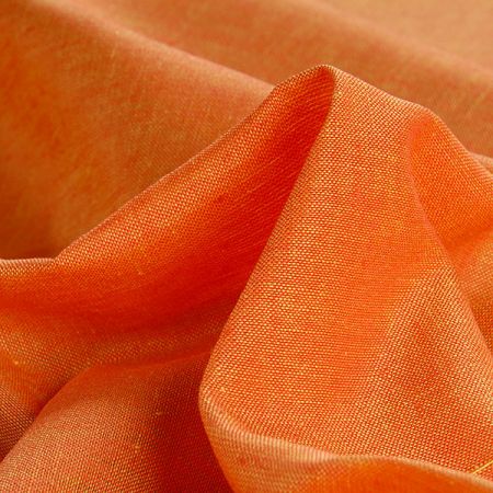 Len Art Fabrics oranžovožlutý šanžán