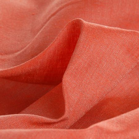 Len Art Fabrics šanžán strarorůžové barvy