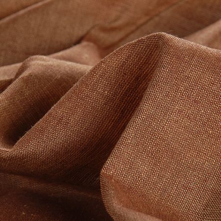 Len Art Fabrics okrový melír