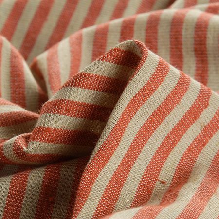 Len Art Fabrics proužky sv.červené