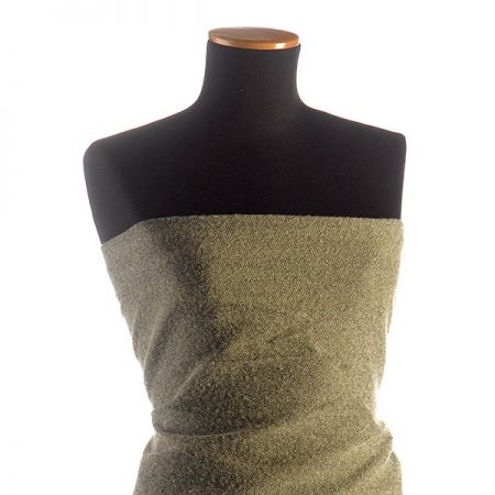 Kostýmová látka Art Fabrics mohér směs světle zelená