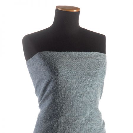 Kostýmová látka Art Fabrics mohér směs světle modrá