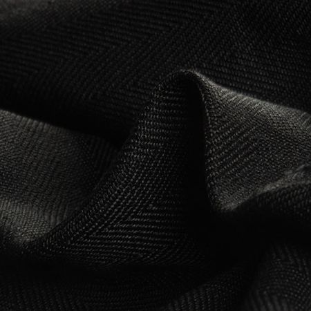 Kostýmová látka Art Fabrics rybí kost jemná černá