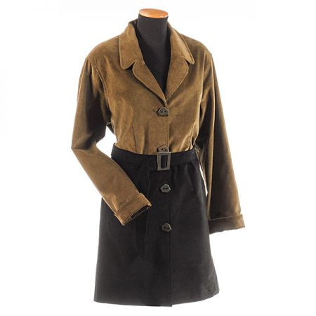 Kabát mašestrový klasický zelená / čierna