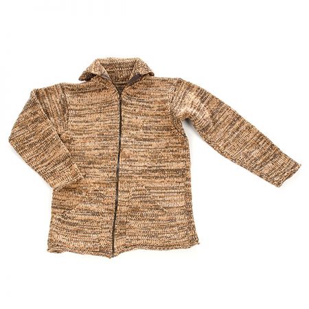 Pletený svetr s rolákem