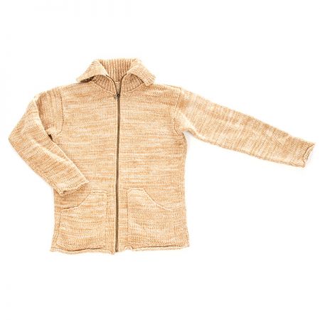 Pletený svetr s rolákem