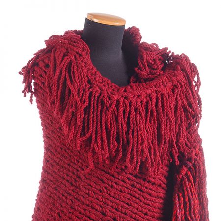 Háčkovaný/pletený pléd obdélník