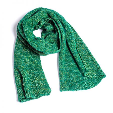 Pletená melírová šála MarLen zelená