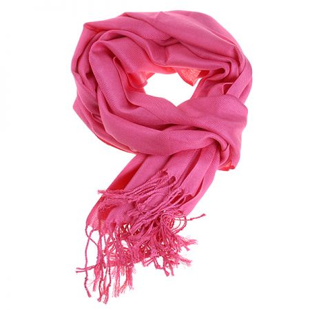 Šála směs kašmír/hedvábí malinová