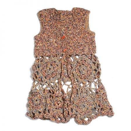 Vesta pletená/háčkovaná