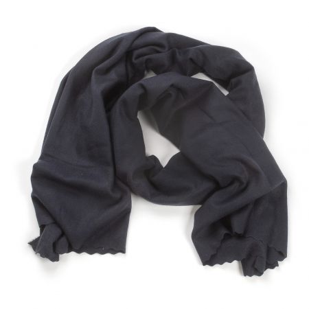 Šála směs viskoza/vlna/kašmír tmavě modrá