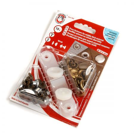 Druky kovové WUK 5/4 (Ø 13,5mm) mosaz hladký