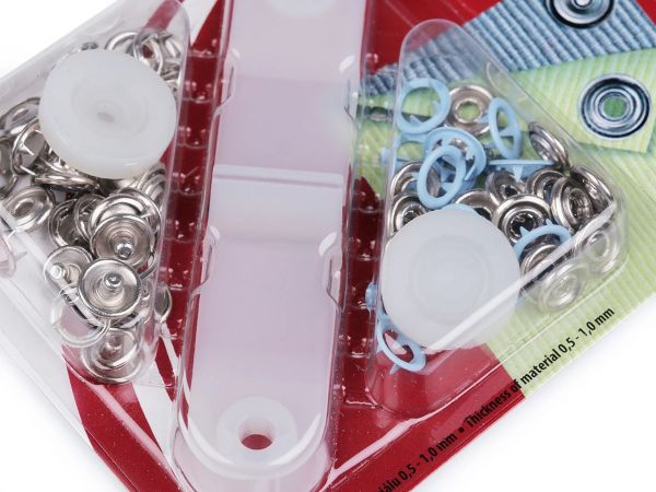 Druky ROLAND BABY sv.modré Ø 10mm bal 15 ks