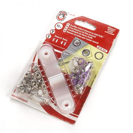 Druky ROLAND BABY fialové Ø 10mm bal 15 ks