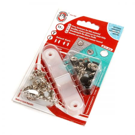 Druky ROLAND STYLE černé Ø 11mm bal 15 ks