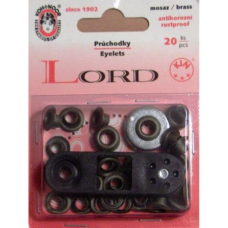 Průchodky 5,5x5x10 O10mm mosaz