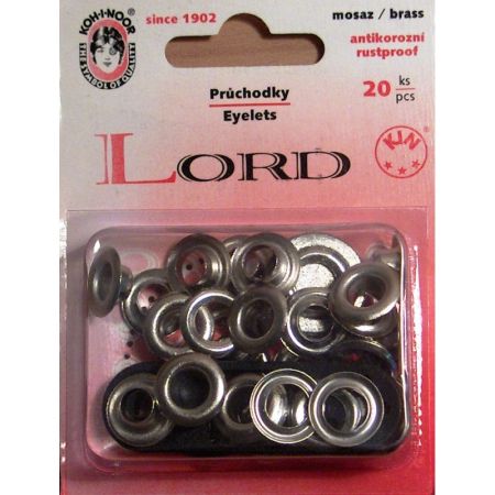 Průchodky 7x5x13 O13mm nikl stříbrná