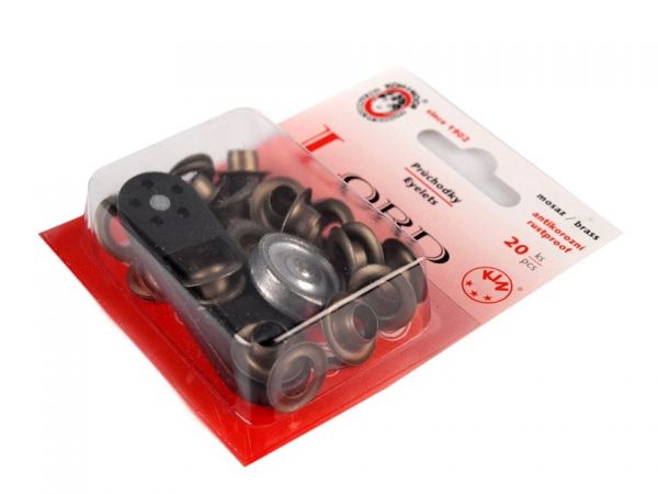 Průchodky 7x5x13 O13mm mosazné