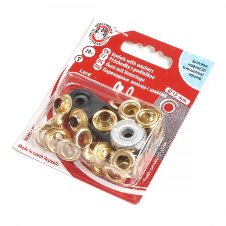 Průchodky 7x5x13 Ø13mm zlaté