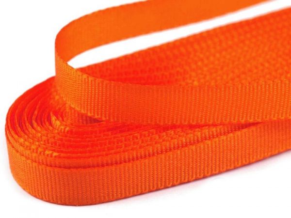 Stuha taftová šíře 6mm oranžová střední