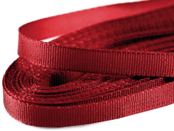 Stuha taftová šíře 6mm vínová