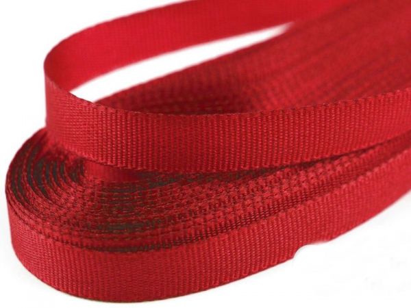 Stuha taftová šíře 6mm červená