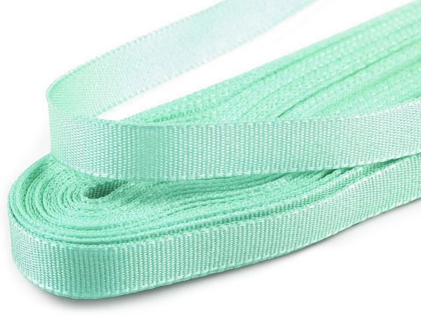 Stuha taftová šíře 9mm mint