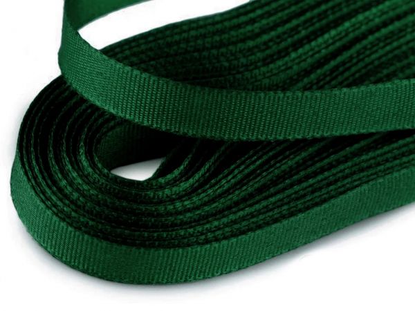 Stuha taftová šíře 9mm lahvově zelená