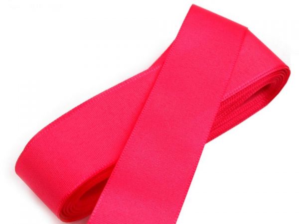 Stuha taftová šíře 20mm sytě růžová