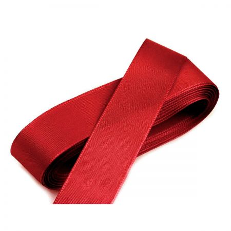 Stuha taftová šíře 25mm bordó světlá