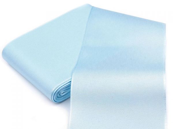 Stuha taftová šíře 72 mm sv.modrá