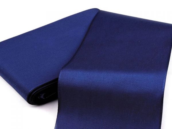 Stuha taftová šíře 10,8cm modrá berlínská