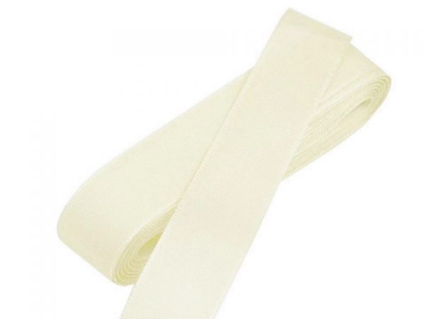 Stuha taftová šíře 25mm smetanová