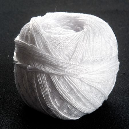 Sněhurka bavlněná příze bílá
