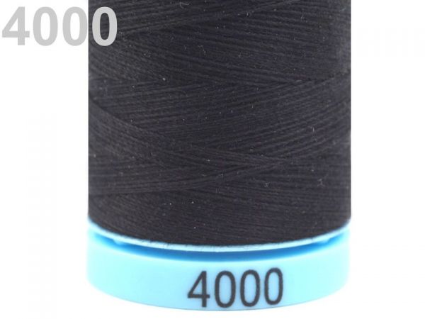 Nit bavlna 100m 12x3 Etiketní Triana Amann černá