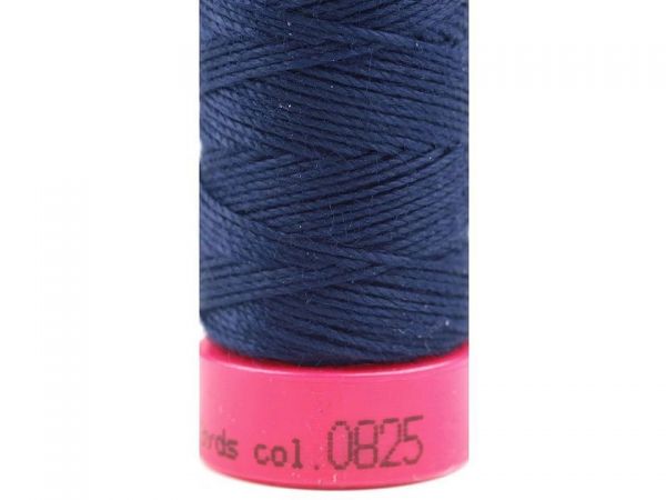 Nitě jeans 30×3 tex, 100% PES, návin 30 m, tm.modrá