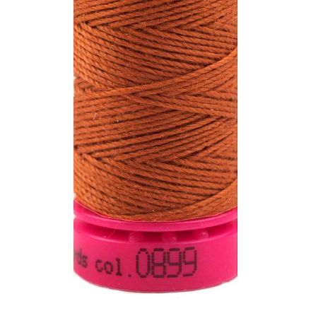 Nitě jeans 30×3 tex, 100% PES, návin 30 m, hnědá