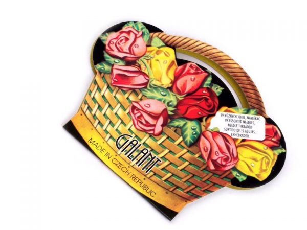 Ihly sada na ručné šitie Košíček