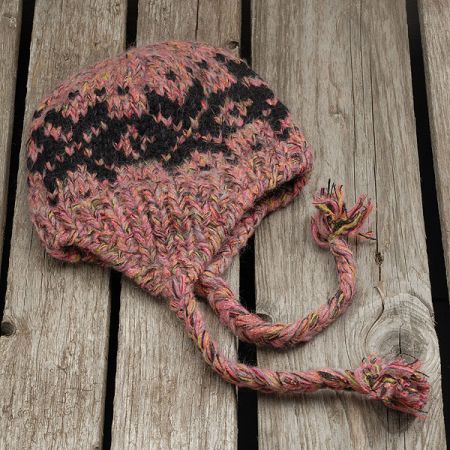 Ručně pletená čepice Marlen "helmička"