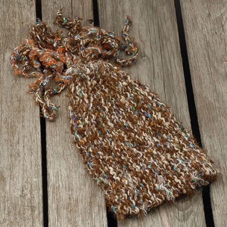 Pletená čepice Marlen "babka" s copánky