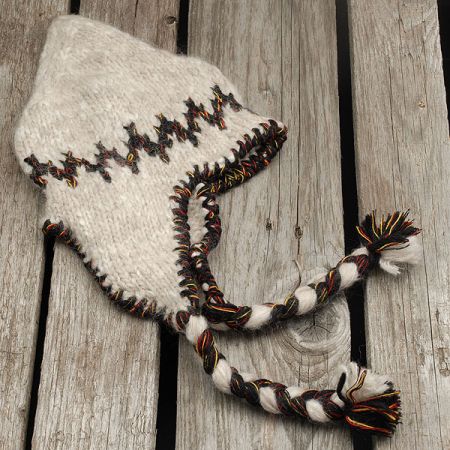 Ručně pletená čepice Marlen "špička"