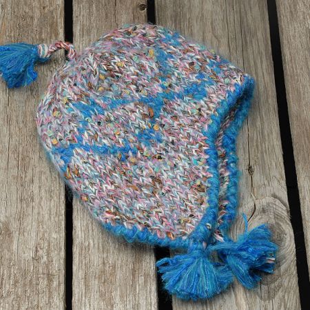 Ručně pletená čepice Marlen "helmička"