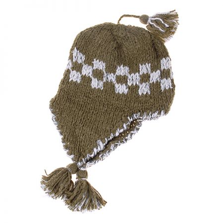Ručně pletené čepice Marlen "helmička"