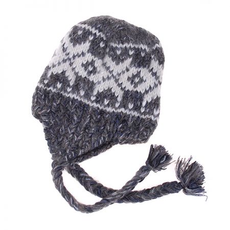 Ručně pletená čepice Marlen "helmička"