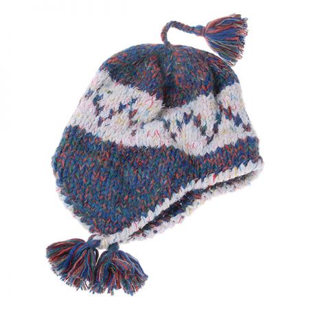 Ručně pletená čepice Marlen "helmička"