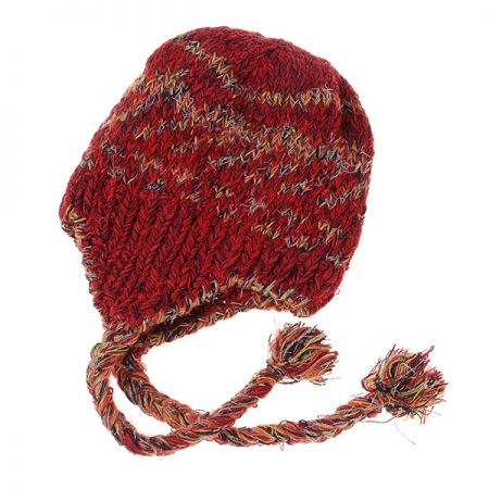 Ručně pletená čepice Marlen "helmička"
