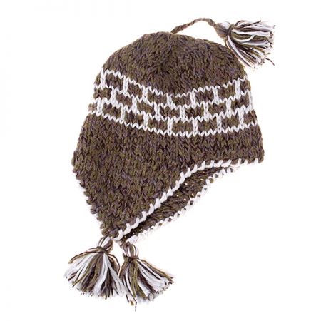 Ručně pletená čepice Marlen "helmička"