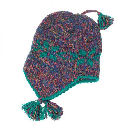 Ručně pletená čepice Marlen "helmička"