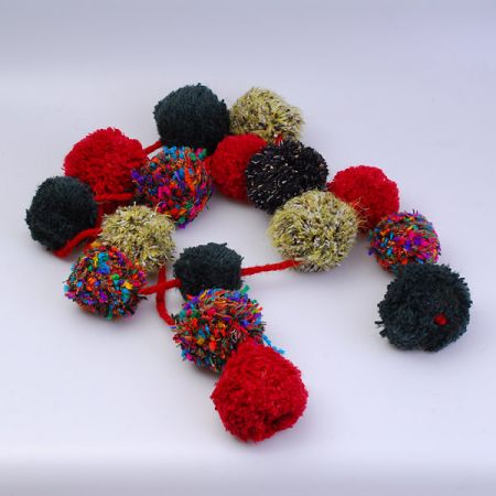 Efektní bambulková šála Marlen mix barev