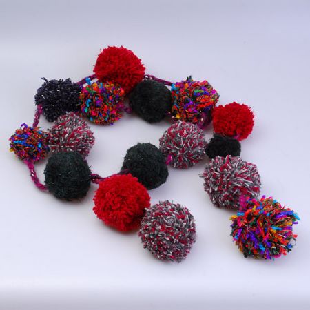 Efektní bambulková šála Marlen mix barev